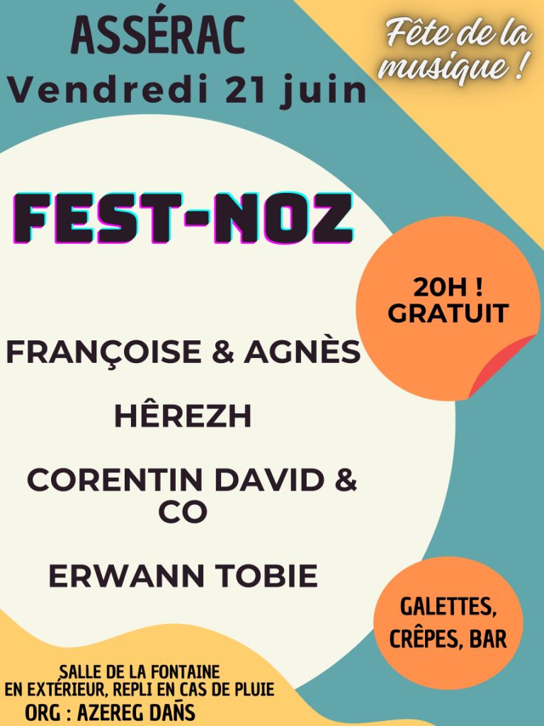 FETE DE LA MUSIQUE Fest-noz d'Azereg Dañs